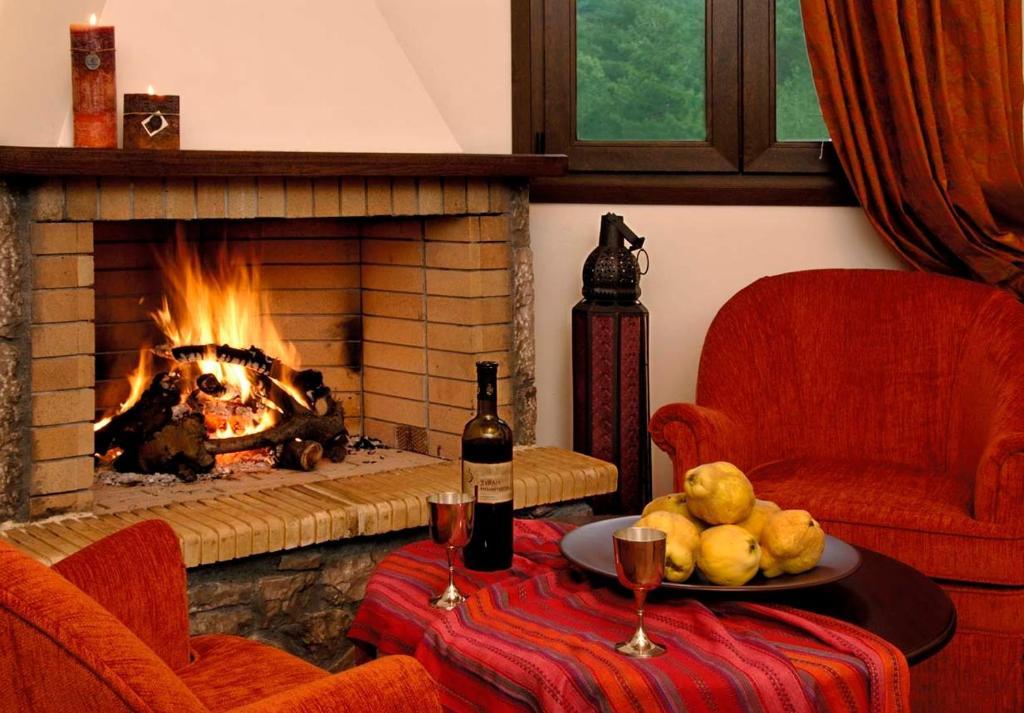 Dryas Guesthouse Полідроссос Номер фото